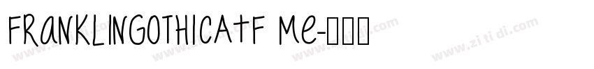 FranklinGothicATF Me字体转换